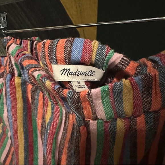 Madewell Pull-On Shorts in Retro Stripe - Picture 5 of 6